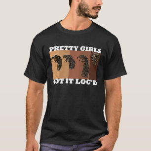 Camiseta Garotas Bonitas e Lindas Têm o Cabelo Cacheado Mel