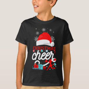 Camiseta Garotas Cheerleader Cheer Hd0 Alegria de Natal - P