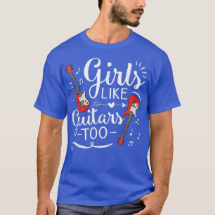 Camiseta Garotas como Guitarras TambémPresente de Violão pa