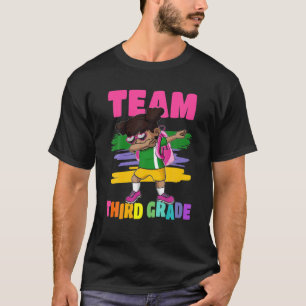 Camiseta Garotas De Dabbing De Equipe De Terceiro Grau De V