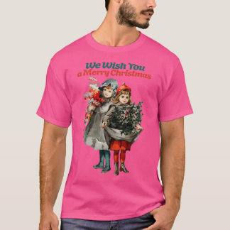 Camiseta Garotas de Natal Feliz Vintage