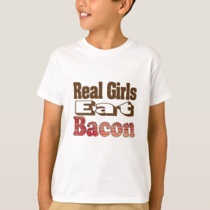 Camiseta Garotas de Verdade Comem Bacon