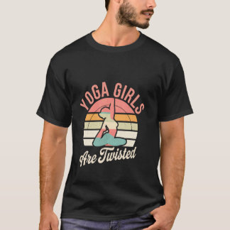 Camiseta Garotas de Yoga São Piadas de Meditação de Exercíc