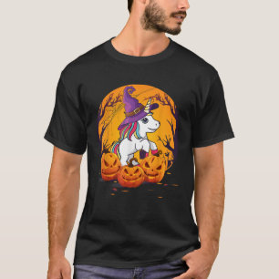 Camiseta Garotas Divertidas de Halloween Crianças Feiticeir