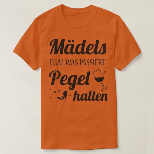 Camiseta Garotas do Nível do Álcool Saindo (Frente do Design)