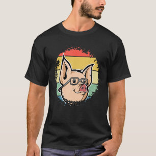 Camiseta Garotas do Pig Face Meninos Fazenda Animal Farmer