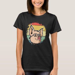 Camiseta Garotas do Pig Face Meninos Fazenda Animal Farmer