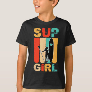 Camiseta Garotas Engraçadas Sup Stand Up Paddle Praticante