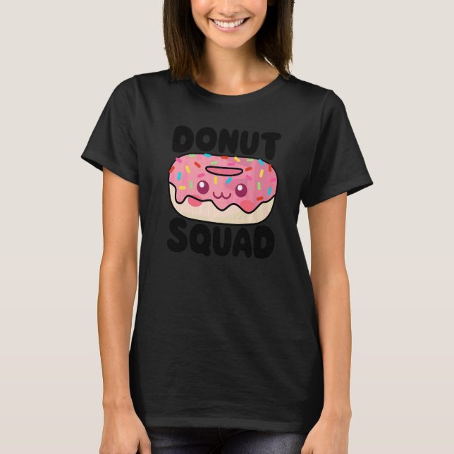 Camiseta Garotas Esquadrão Donut Mulheres Doughnut Comida S (Frente)