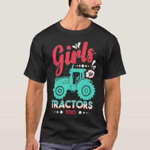 Camiseta Garotas Fazendeiras como Tratores Também Garota Fa