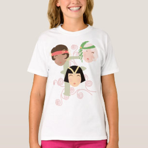 Camiseta Garotas flapper dos loucos anos 20