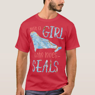 Camiseta Garotas-focas dotadas de leão-marinho