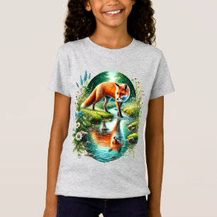 Camiseta Garotas fofas amantes da raposa