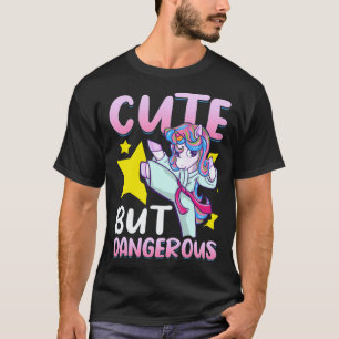 Camiseta Garotas Fofas Mas Perigosas MMA Judô Karatê Unicór