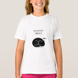 Camiseta Garotas Gatas Minimalistas Introvertidas Personali
