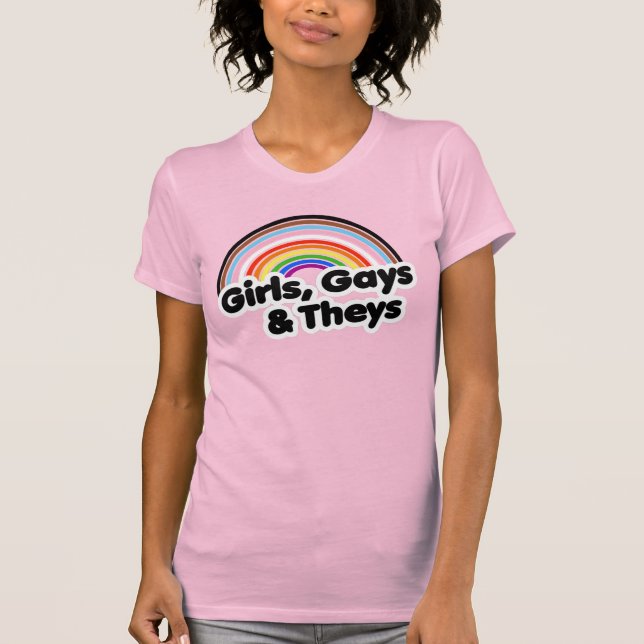 CAMISETA GAROTAS, GAYS & ELES (Frente)