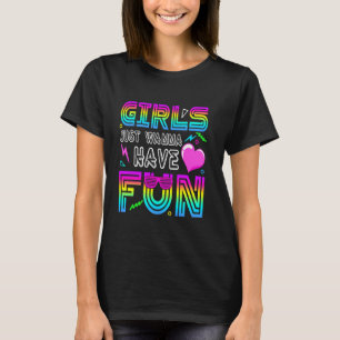 Camiseta Garotas incríveis querem se divertir na Garota dos