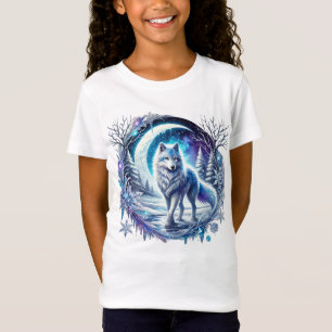 Camiseta Garotas legais amantes de lobos