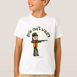 Camiseta Garotas leves caçando