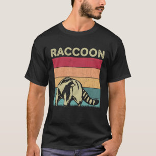 Camiseta Garotas Meninas Do Lover De Raccoon Distante Estil
