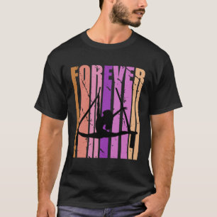 Camiseta Garotas Para Sempre Retro Ioga Aérea Bonita Treina