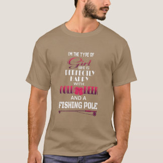 Camiseta Garotas Pescando Para Meninas Mãe Mulheres Gear Ro