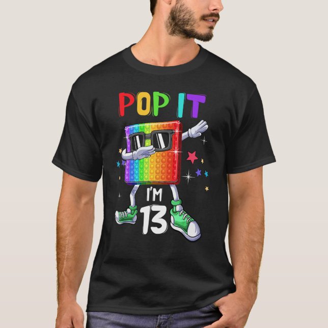 Camiseta Garotas pop 13 De Aniversário De 13 Anos (Frente)