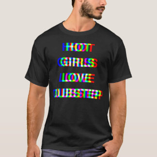 Camiseta Garotas Quentes do Glitch Dubstep Rave