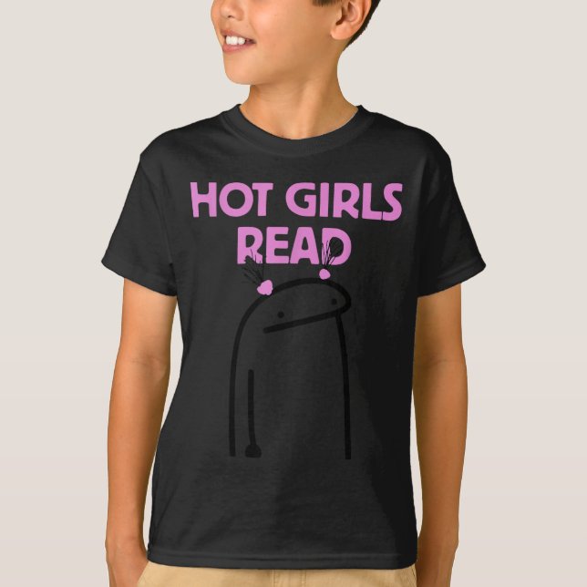 Camiseta Garotas Quentes Lêem (Frente)