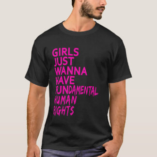 CAMISETA GAROTAS QUEREM TER DIREITOS HUMANOS FUNDAMENTAIS M