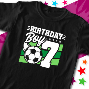 Camiseta Garoto 7 de Aniversário do Festa de Futebol de 7 A