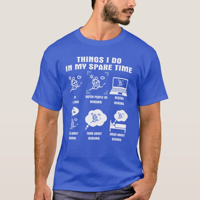 Camiseta Garoto amante de caminhadas (Frente)