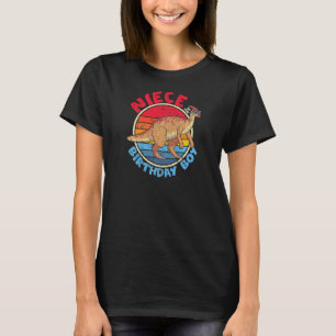 Camiseta Garoto Aniversário I Niece I Parasaurolophus I Mãe