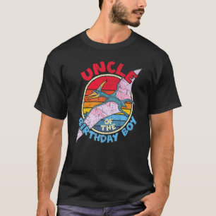 Camiseta Garoto Aniversário Tio I Pterodactylus I Family Ma