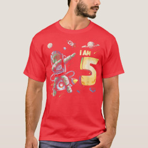 Camiseta Garoto Astronauta Astronauta de 5 Anos Nascimento