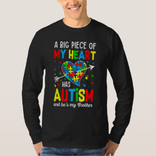 Camiseta Garoto Autista Peça Meu Coração Tem Autismo Ele é 