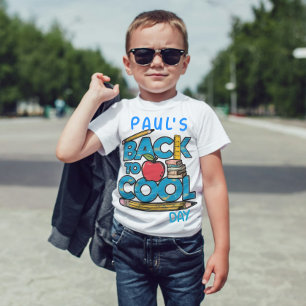 Camiseta Garoto Bonito de Volta à Escola