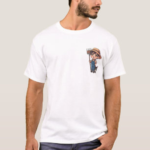 Camiseta Garoto Camponês Alegrete em Macacão