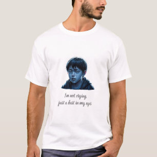 Camiseta Garoto com lágrimas