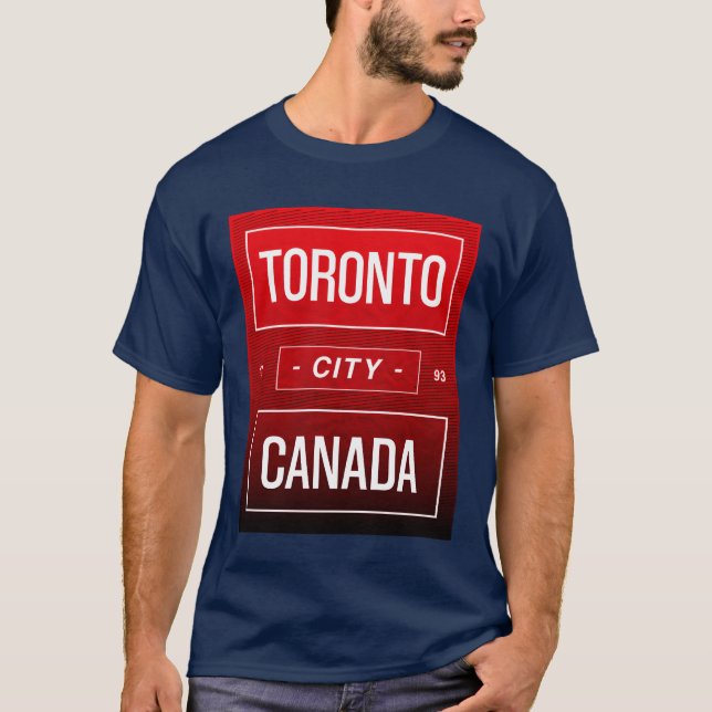 Camiseta Garoto da cidade de Toronto (Frente)
