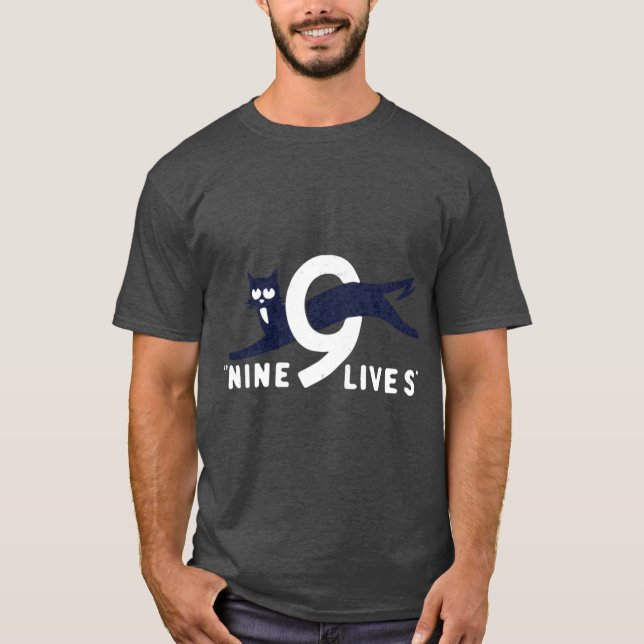 Camiseta garoto de 9 vidas (Frente)