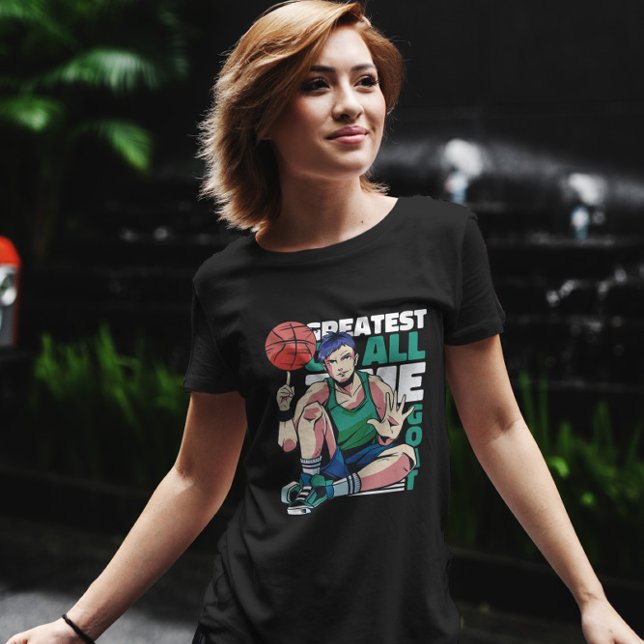 Camiseta Garoto de anime cesta (Criador carregado)