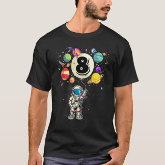 Camiseta Garoto de aniversário de 8 anos presente no astron