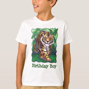 Camiseta Garoto de aniversário do Centro de Festas de Tigre