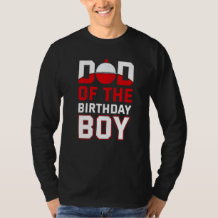 Camiseta Garoto de aniversário pai pescando esporte de anjo