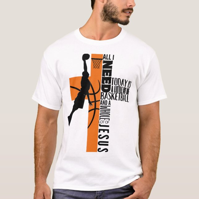 Camiseta Garoto de Basquete Idade Crianças Homens Tudo que  (Frente)