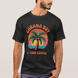 Camiseta Garoto de Cabana à Sua Disposição Festa na Piscina