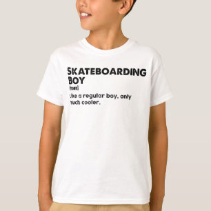 Camiseta Garoto de Skate Definição Engraçada Skatista