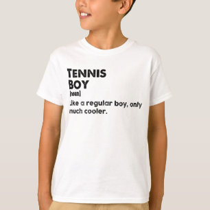 Camiseta Garoto de Tênis Definição Divertida Amante de Têni