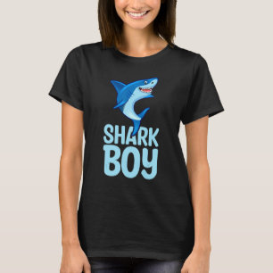 Camiseta Garoto de Tubarão-Corte da Biologia Marinha